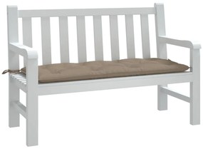 vidaXL Pernă bancă de grădină, gri taupe, 120x50x7 cm, material oxford
