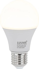 Set de 3 becuri LED inteligente E27, reglabile, A60, 9W, 806 lm, 2700K-6500K, inclusiv Zigbee Smart Hub