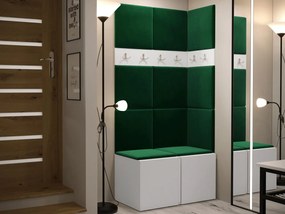Mobilier hol Tovenaz I (Alb + Verde) . 1104760