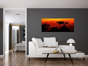 Tablou -Apus de soare (120x50 cm)