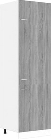 vidaXL Dulap de frigider “Lyon”, gri sonoma, 60x57x207 cm