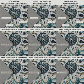 HOMCOM Covor Boho Antiderapant și Lavabil cu Fir Scurt 230x160cm Multicolor | Aosom Romania