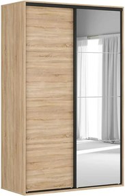 Dulap FLEX, stejar sonoma, PAL, cu 2 usi, 150x66x240 cm