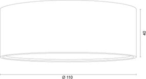 Argon 8904 - Plafonieră ELORA 1xGX53/7W/230V Ø 11 cm mov