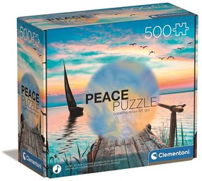 Colorat Peaceful Puzzle Peace 500 de piese Móló Clementoni