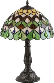 Brilagi - Lampă de masă Tiffany MARGARET, cu vitralii, 1xE27/40W/230V