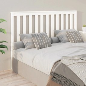 Tablie de pat, alb, 166x6x101 cm, lemn masiv de pin Alb, 166 x 6 x 101 cm, 1