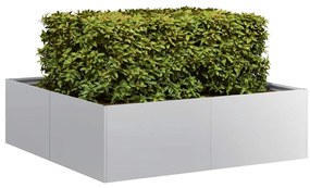 vidaXL Jardinieră 100x100x30 cm oțel galvanizat