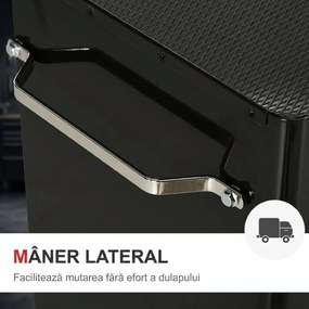 HOMCOM Carucior pentru Ustensile Unelte cu Sertar Rosu 61,5 X 33 X 85cm | Aosom Romania