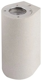 Aplica de perete iluminat exterior ambiental IP65 LEVI alba