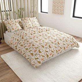 Lenjerie de pat din bumbac WILD CATS colorată Dimensiune lenjerie de pat: 70 x 90 cm | 140 x 200 cm