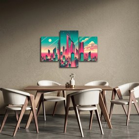 Tablou – Metropolă în stil pop-art (90x60 cm)