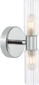 Där Lighting BOL0950 - Aplică de perete pentru baie BOLTON 2xG9/5W/230V IP44 crom