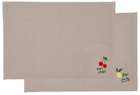 Suporturi pentru farfurii 2 buc. din bumbac 33x48 cm Bistro – Södahl