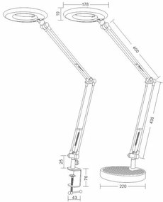 Lampă LED de masă BIANCA LED/8W/230V