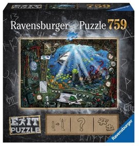 PUZZLE EXIT 4: IN SUBMARIN, 759 PIESE - RAVENSBURGER (RVSPA19953)