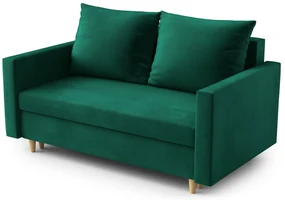 Canapea două locuri Louis (verde închis). 1065640