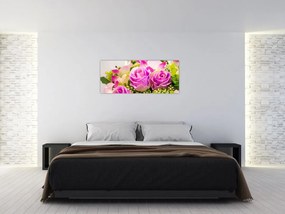 Tablou cu trandafiri (120x50 cm)