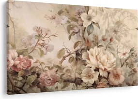 Tablou - Vintage pictura pasăre (90x60 cm)