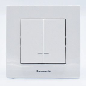 Comutator cu led Karre Plus Panasonic, ST, alb