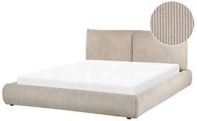 Pat matrimonial 160 cm Vetiver (gri bej) (cu somieră). 1076467