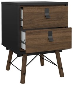 Noptieră maro închis Ry – Tvilum