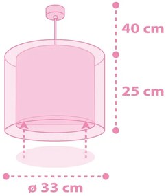 Lustră pentru copii UNICORNS 1xE27/60W/230V Dalber 41592