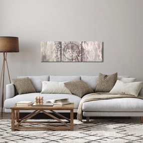 Tablou - Plante (cu ceas) (90x30 cm)