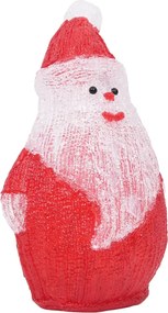 vidaXL Figurină Moș Crăciun cu LED, 28 m, acrilic, interior/exterior