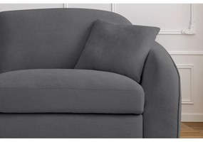 Canapea gri închis extensibilă 235 cm Cezanne – Bobochic Paris