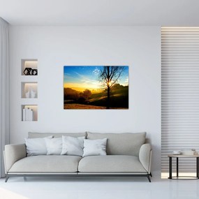 Tablou cu răsăsrit de soare (90x60 cm)