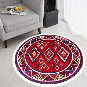Covor rotund antiderapant, 100x100 cm, COR014