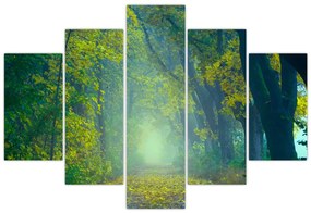 Tablou cu drum dea lungul cu copaci (150x105 cm)