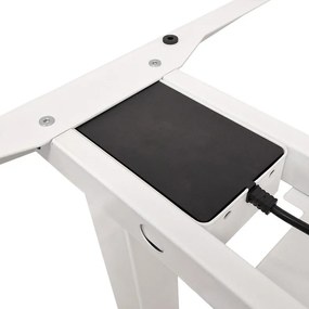 Masă PC electrică Natura 140 (Stejar + alb). Promo -7%. 1124888