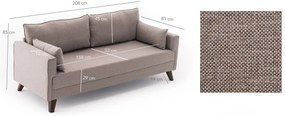 Canapea extensibilă Bellina (bej). 1063004