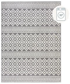 Covor gri lavabil din janilie 80x160 cm Jhansi – Flair Rugs