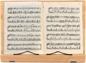 Suport pentru cărți, bambus, 39 x 28 x 4,2 cm