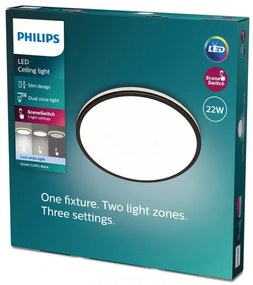 Plafonieră LED dimabilă OZZIET SCENE SWITCH LED/22W/230V 4000K Philips
