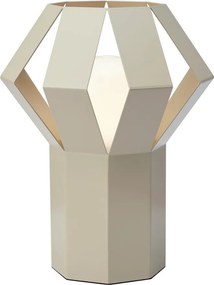 Veioză bej din metal cu abajur din metal (înălțime 27 cm) Octa – Markslöjd