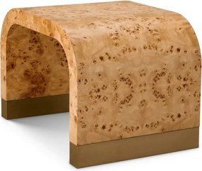 Masuta design LUX, Furnir Burl Mappa, Maro, Quinton