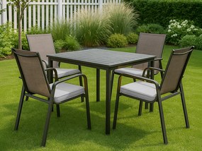 Cojin de scaun pentru exterior VIREON 44x45 cm, gri deschis