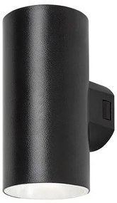 Aplica LED iluminat exterior ambiental, Protectie IP65 Urfa II negru