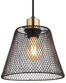 Lustră pe cablu Globo 15646H BAKU 1xE27/40W/230V d. 20 cm