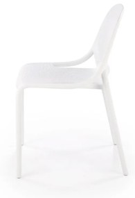 Scaun plastic K532 alb