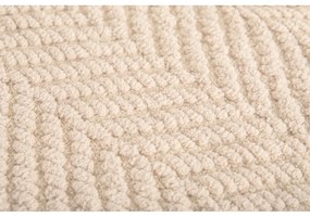 Pătură albă/bej din janilie 130x170 cm Renee – Tiseco Home Studio