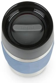 Cană termos Tefal 300 ml COMPACT MUG oțel inoxidabil/albastru