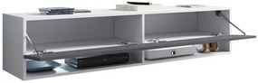 Dulap TV de perete Adenuk 140 MDF (Negru grafit +  Negru) . 1106322