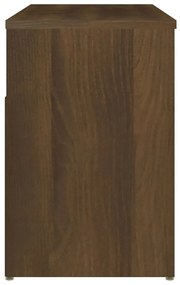 Banca pentru pantofi stejar maro 80x30x45 cm lemn prelucrat Stejar brun, 1, Stejar brun, 1