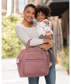 Rucsac de înfășat pentru cărucior Skip Hop MAINFRAME Dusty rose
