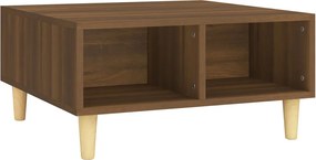 vidaXL Masă de cafea, stejar maro, 60x60x30 cm, lemn prelucrat